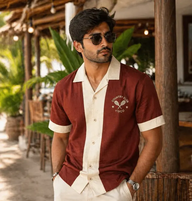Country Club Shirt · Maroon