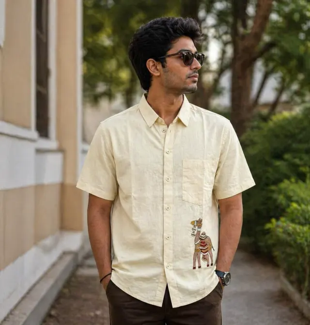 Menagerie Shirt · Beige