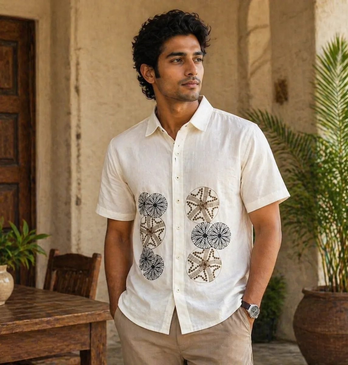 Star Embroidered Shirt